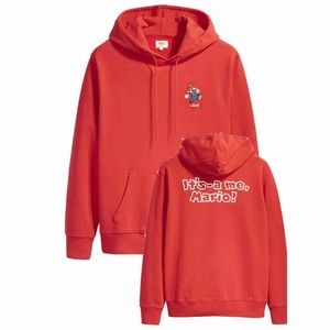 Levi's x Super Mario Graphic Red Hoodie Men's Sz M